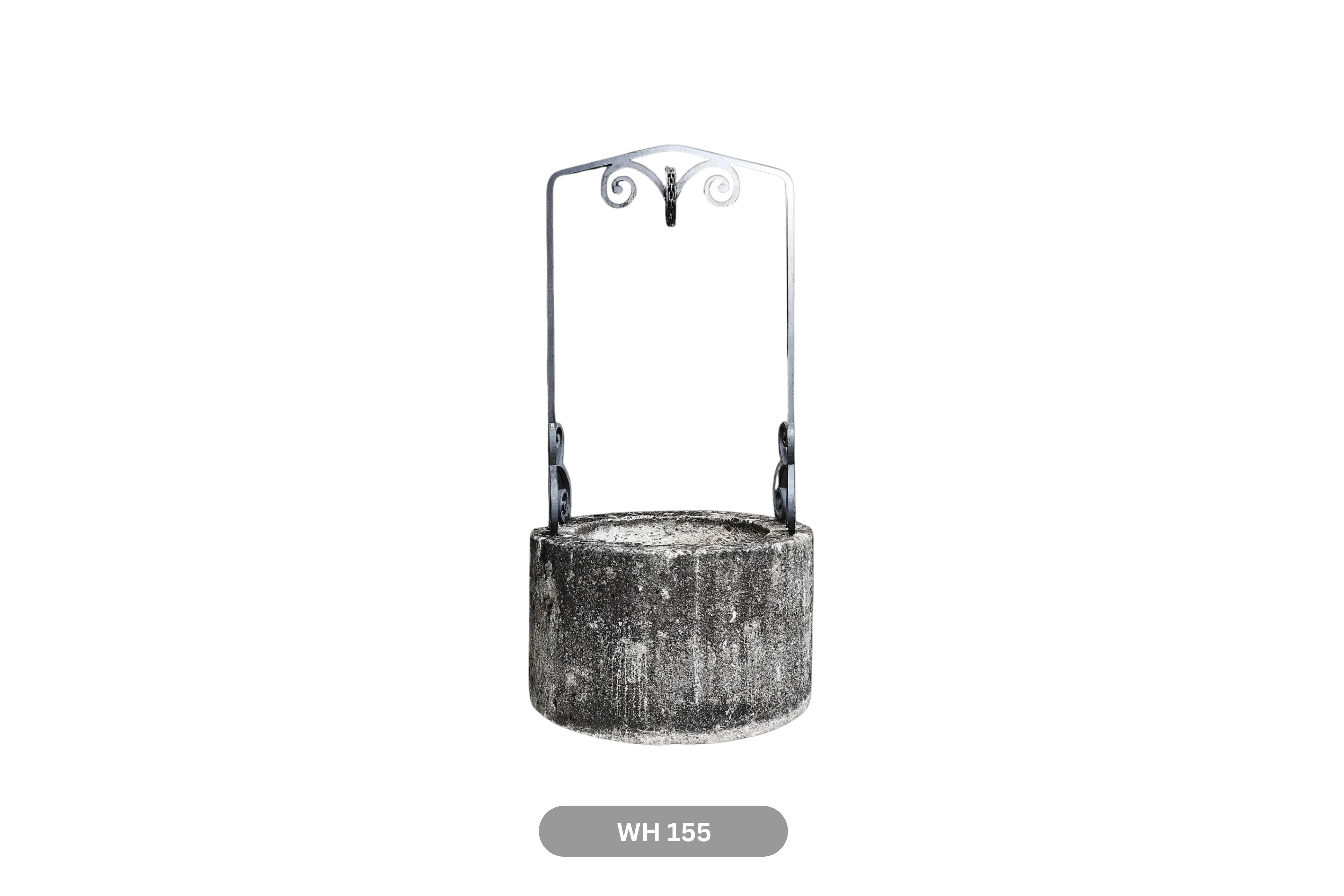 Antique French Round Well Head with Iron Piece - Image 6